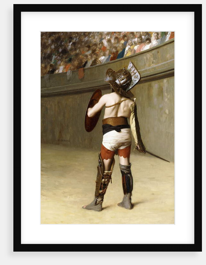 Mirmillon - A Gallic Gladiator by Jean Leon Gerome