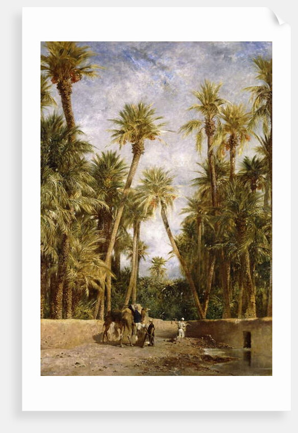 Oasis At Lagrount by Eugene Fromentin