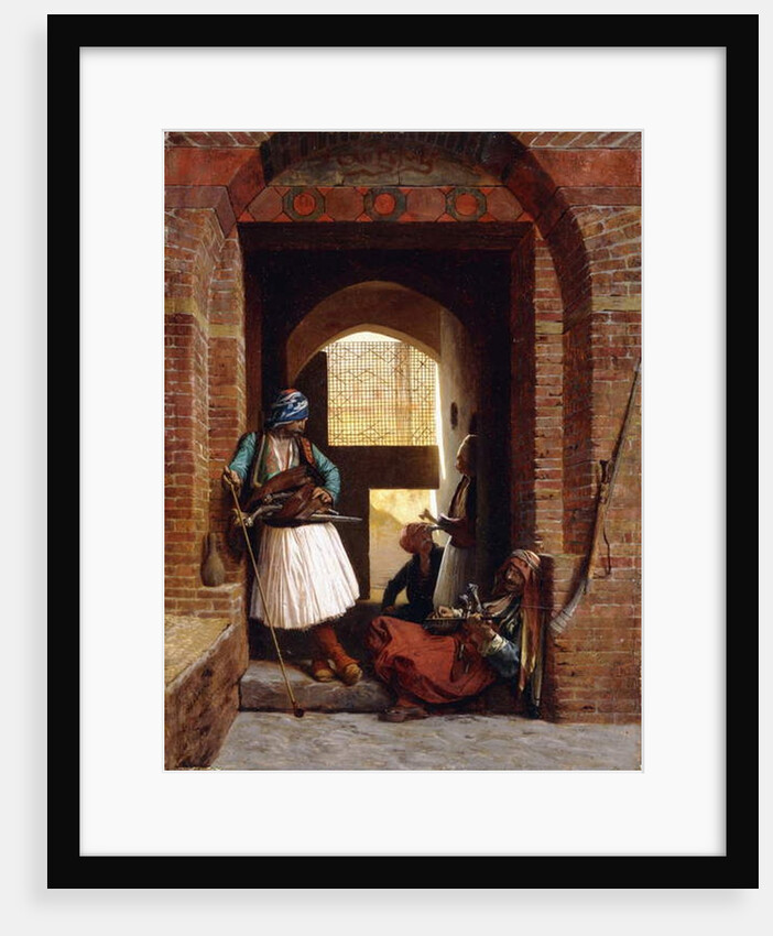 Arnaut bodyguards in Cairo, 1861 by Jean Leon Gerome