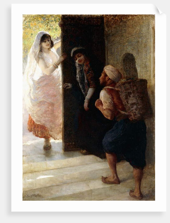 One Thousand and One Nights, The Porter of Bagdad, c.1900 by Edwin Lord Weeks