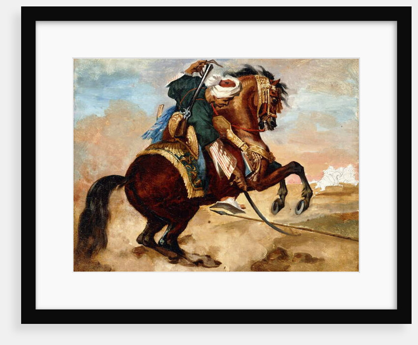 Turk Riding a Brown Alezan Horse, c.1810 by Theodore Gericault