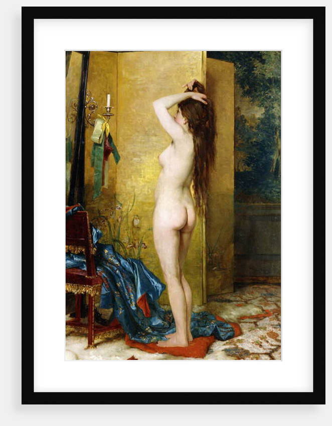 A Standing Nude by Frans Verhas
