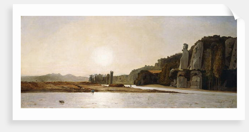 Sunrise on the Banks of the Durance at Mirabeau, 1865 by Paul Camille Guigou