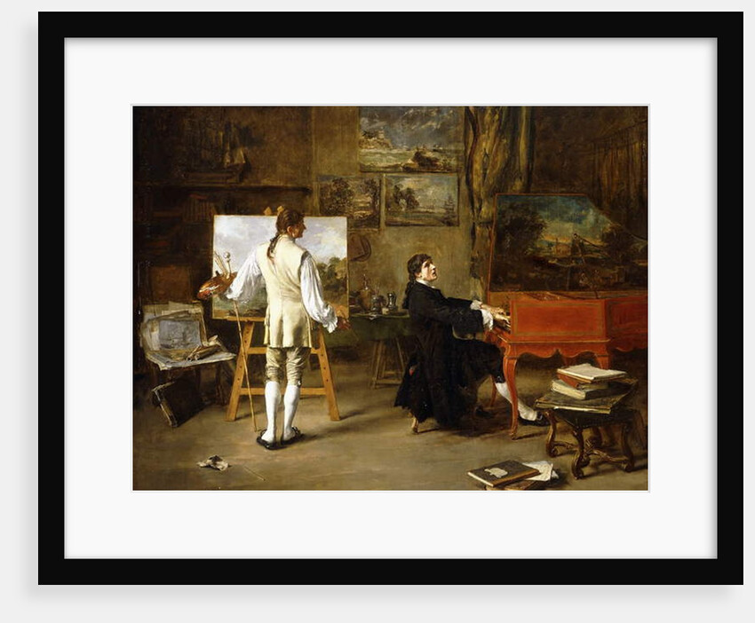 Pergolese in the Studio of Joseph Vernet, 1880 by Lucien Alphonse Gros