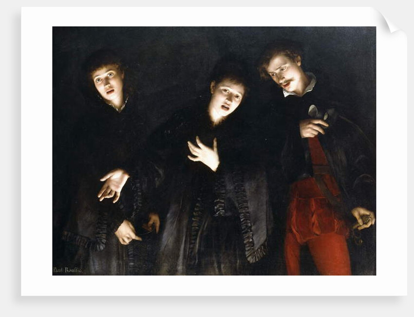 Three Singers by Albert Alexander Paul Rouffio