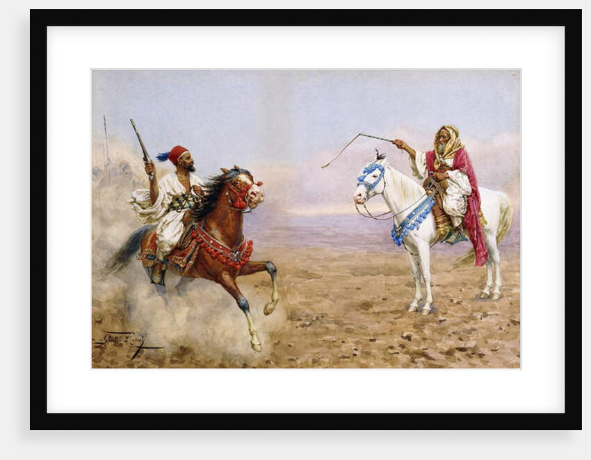 Arab Horsemen by Giulio Rosati
