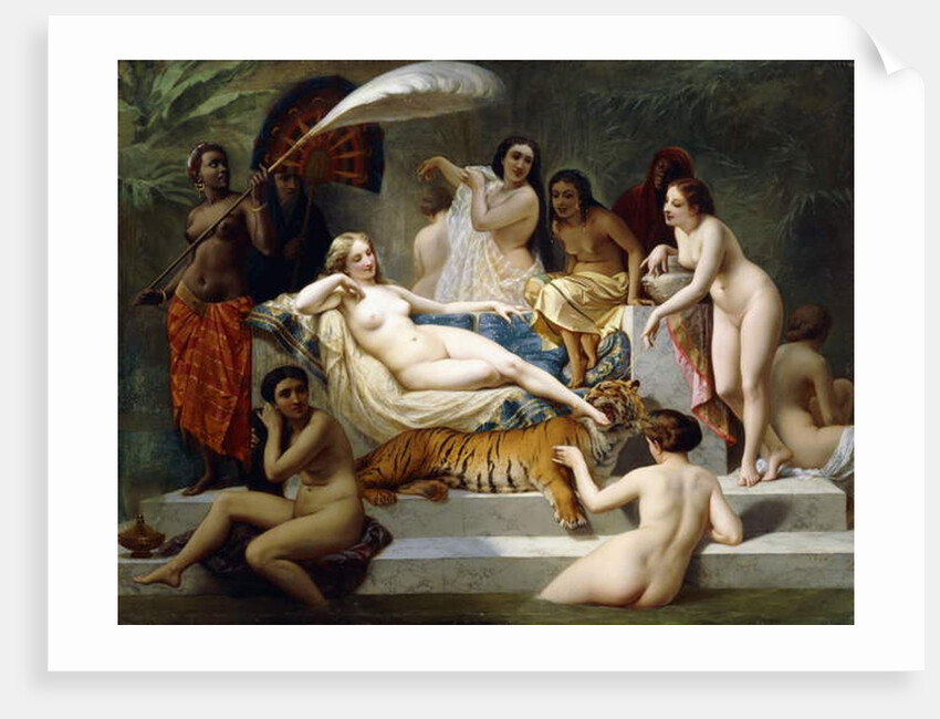 Odalisque, 1858 by Henri Pierre Picou
