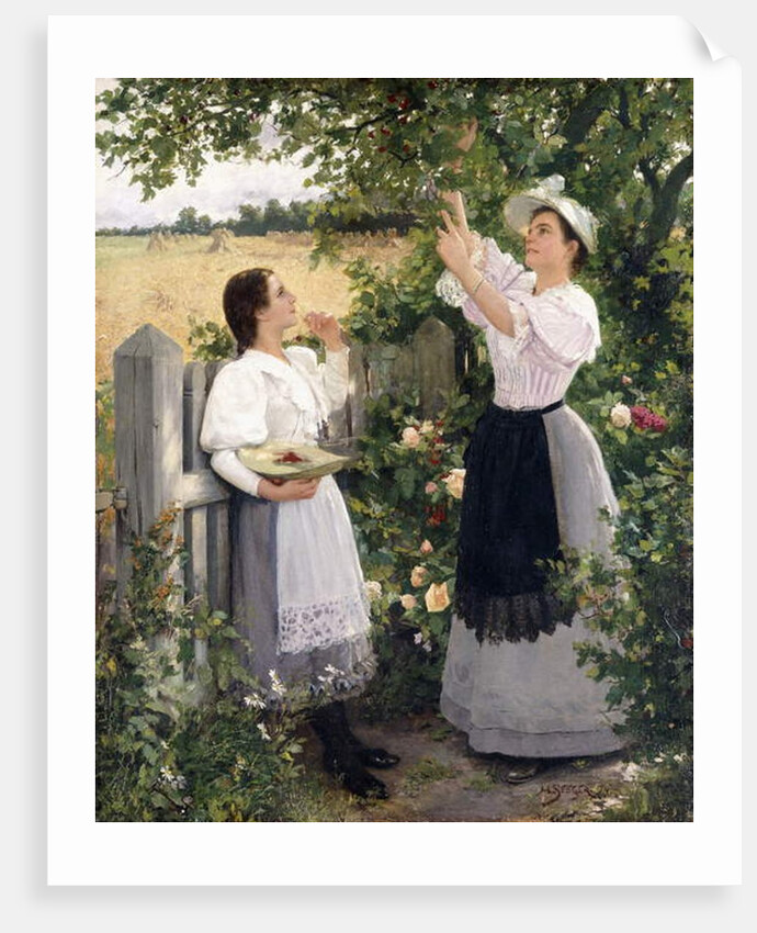 The Cherry Pickers, 1894 by Hermann Seeger