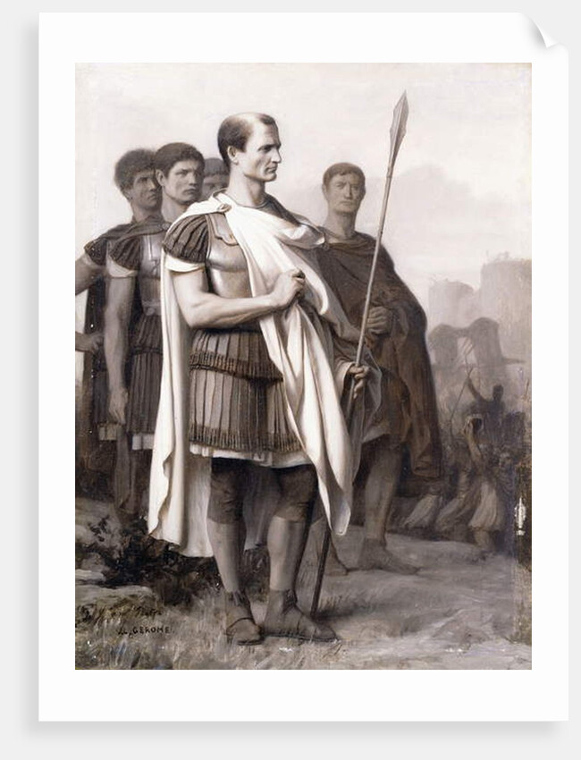 Julius Caesar and his Staff by Jean Leon Gerome