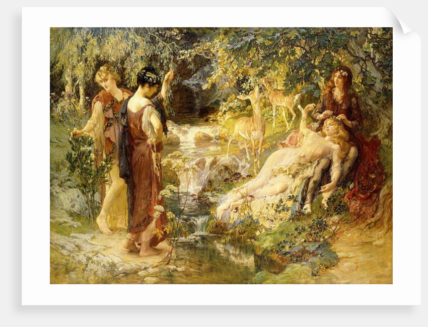 A Secret Wood, 1900 by Frederick Arthur Bridgman