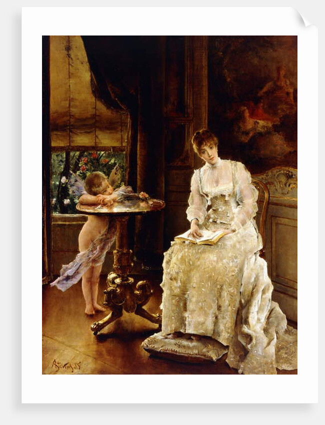 Love's Messenger, c.1885 by Alfred Emile Stevens