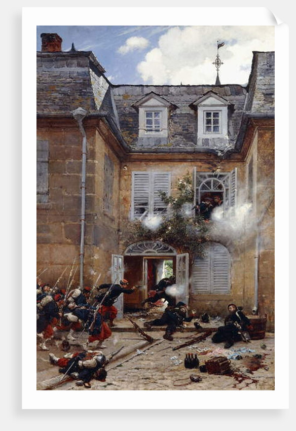 A Surprise Attack, Metz, 1884 by Alphonse Marie de Neuville