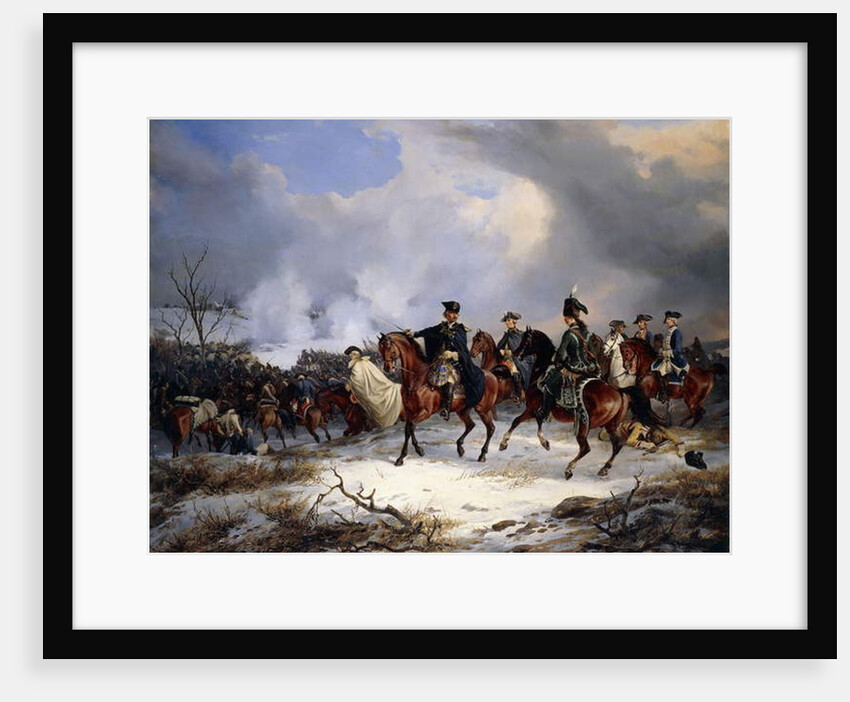 The Battle of Kesseldorf by Carl Friedrich Schulz