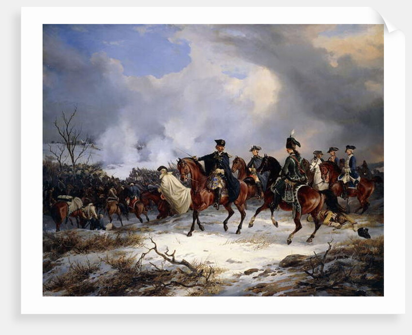 The Battle of Kesseldorf by Carl Friedrich Schulz