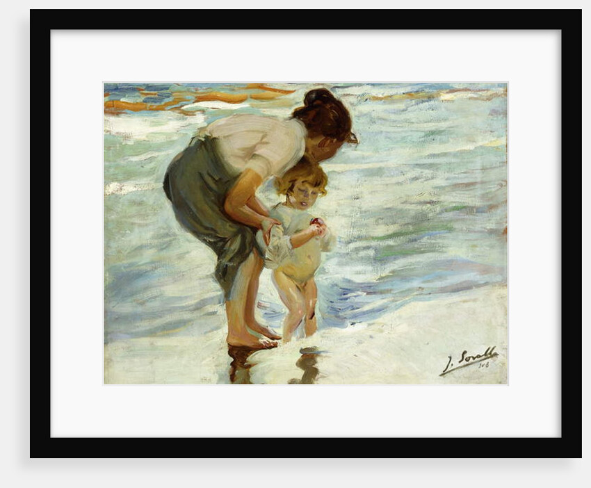 On the Beach, 1908 by Joaquin Sorolla y Bastida
