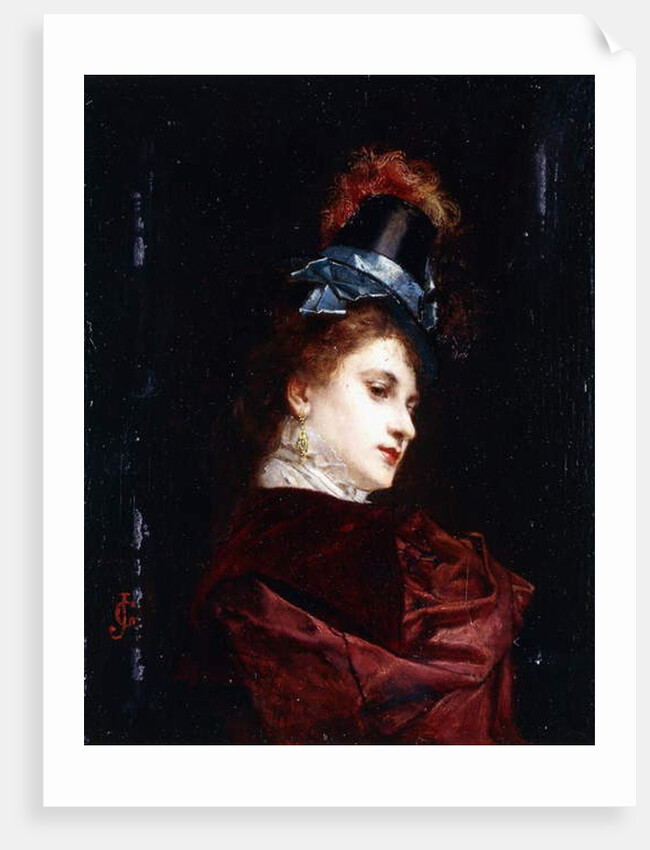 The New Hat by Gustave Jacquet
