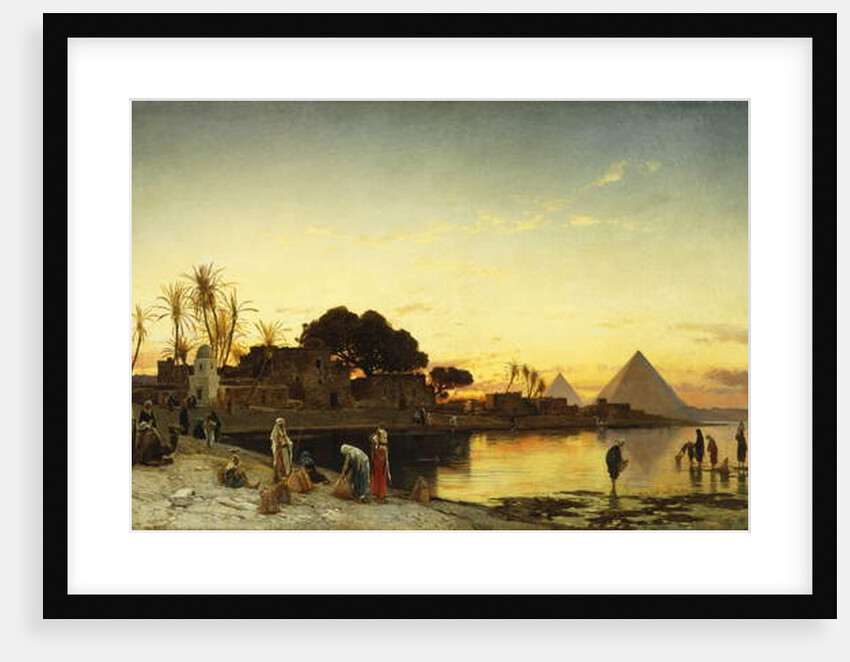 On the Nile, c.1875 by Herman David Salomon Corrodi