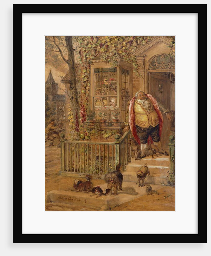 The Run-away Knock, by George Cruikshank