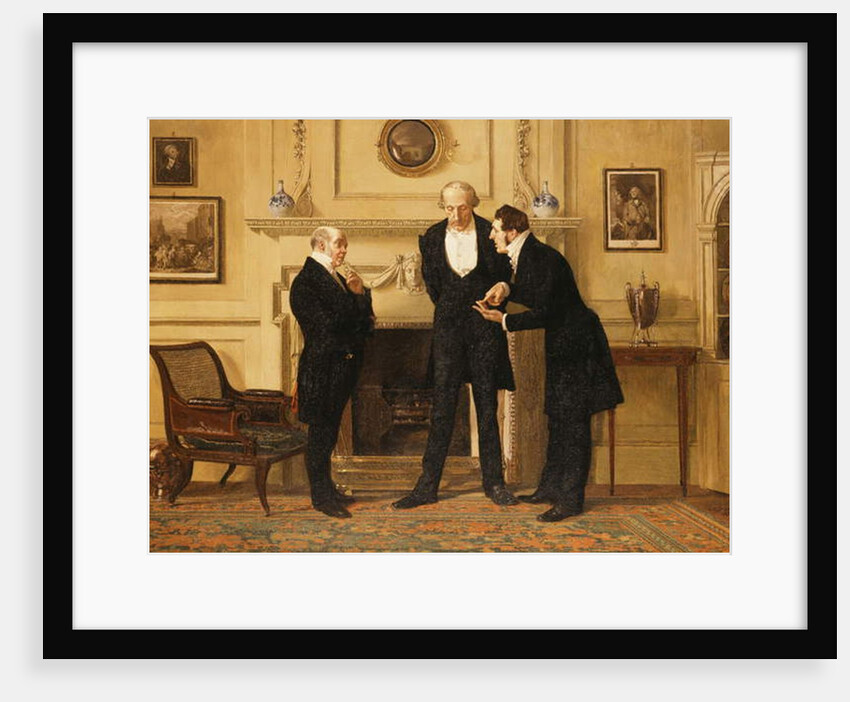 Figures in an Interior, by Eugene-Louis Lami