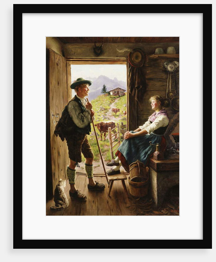 Tyrolean Couple by Emil Karl Rau