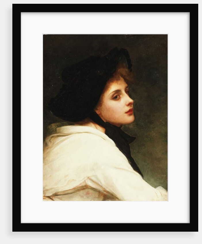 The Black Hat, 1892 by Philip Hermogenes Calderon