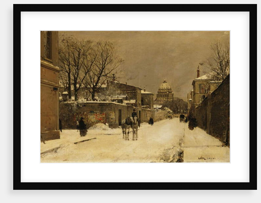 A Street near Les Invalides, Paris by Luigi Loir