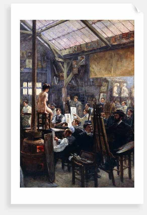 In the Studio, by Albert Lynch