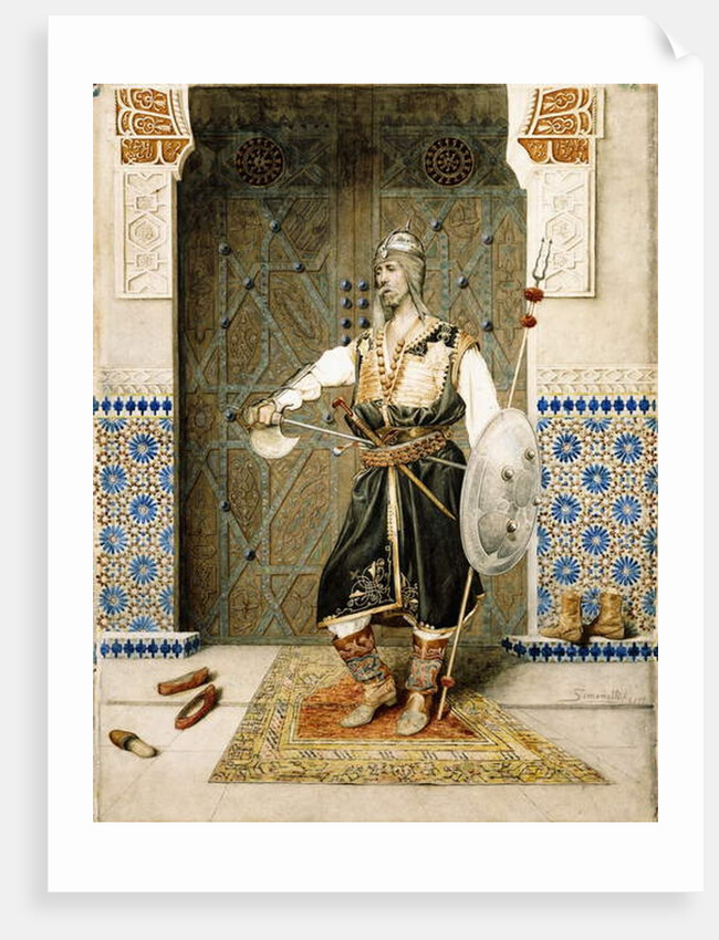 The Harem Guard, 1899 by Attilio Simonetti