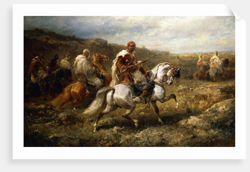 Bedouins on Route by Adolf Schreyer
