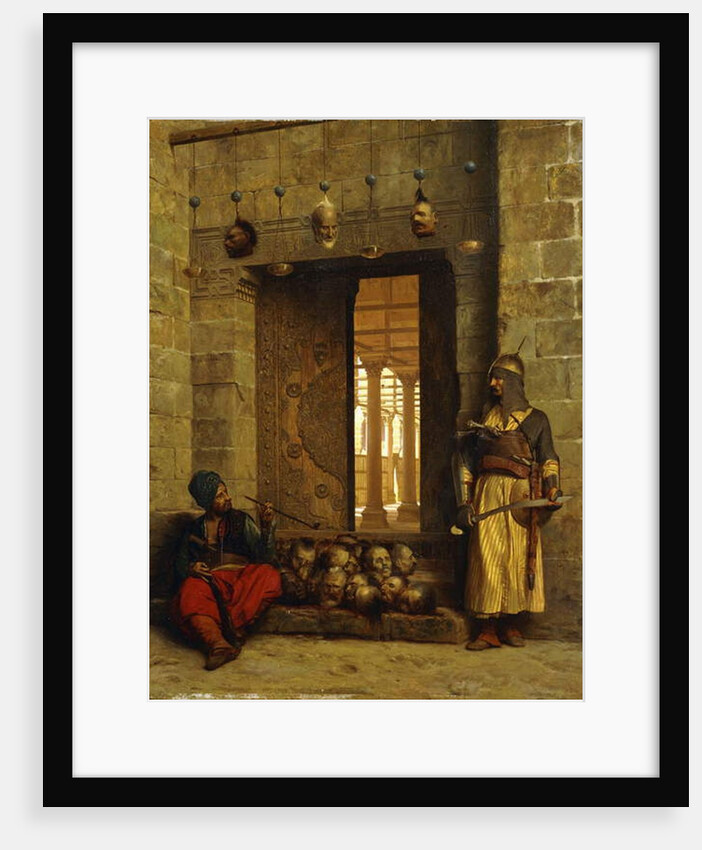 Heads of the Rebel Beys at the Mosque-El Assaneyn, 1866 by Jean Leon Gerome