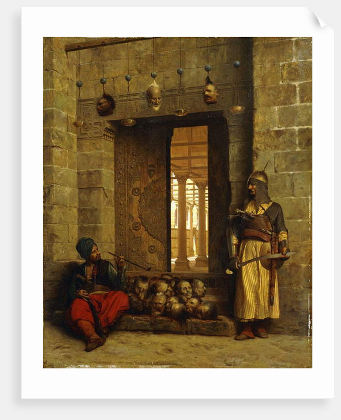 Heads of the Rebel Beys at the Mosque-El Assaneyn, 1866 by Jean Leon Gerome