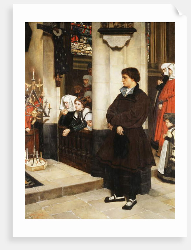 Pendant l'Office, 1860 by James Jacques Joseph Tissot