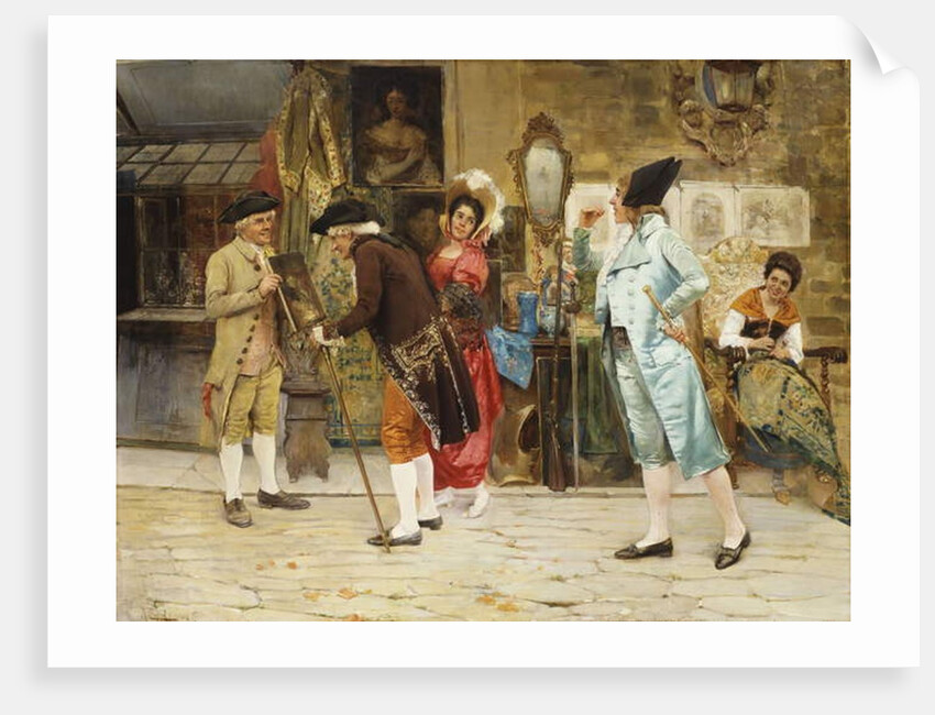 The Old Curio Shop, 1892 by Antonio Zoppi