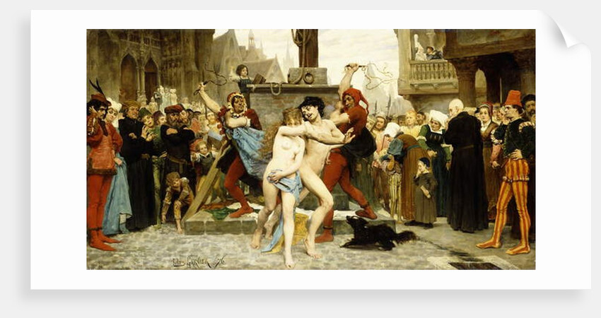 The Torment of the Adulterers, 1876 by Pierre Garnier