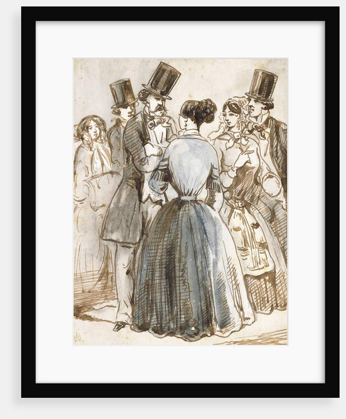 A Conversation by Constantin Guys