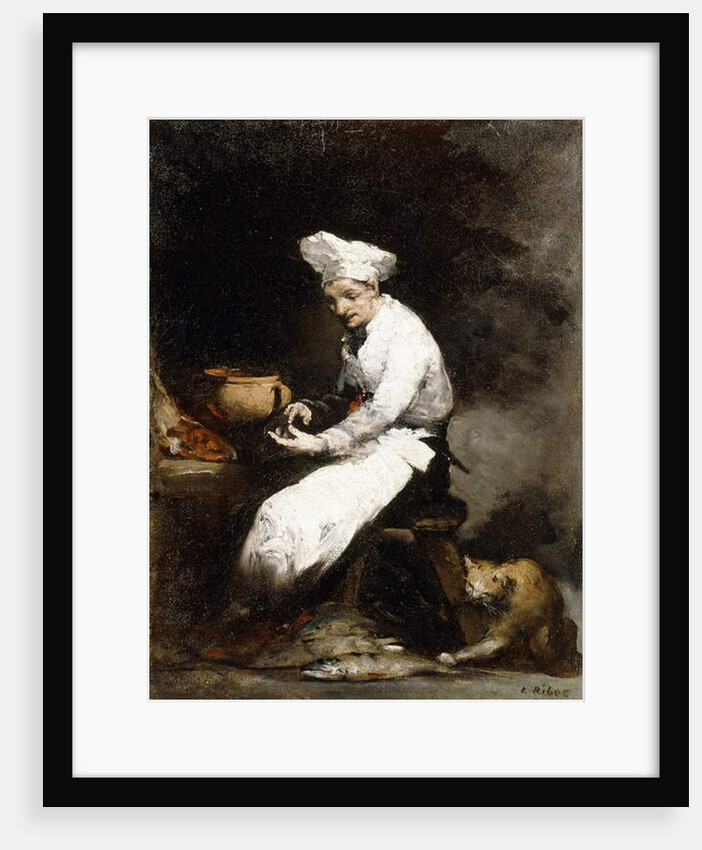 The Cook and the Cat by Auguste Theodule Ribot