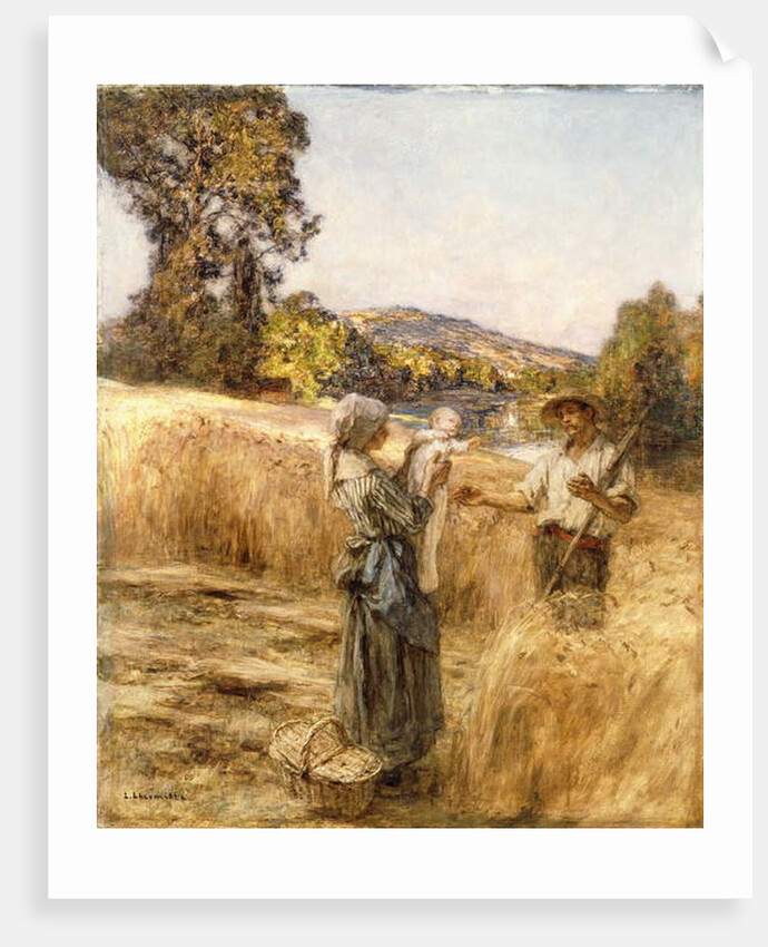 Evening Meal, by Leon Augustin Lhermitte