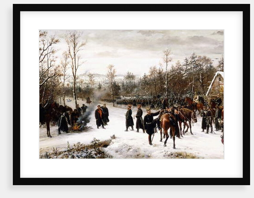 Arrival of Prince Frederick Charles on the Battlefield of Vionville, 1876 by Conrad Freyberg