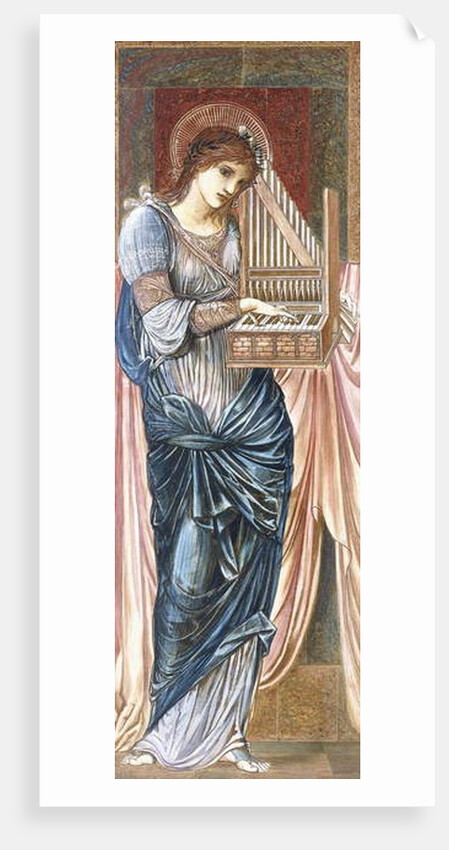 St Cecilia by Edward Coley& Murray Charles Fairfax Burne-Jones