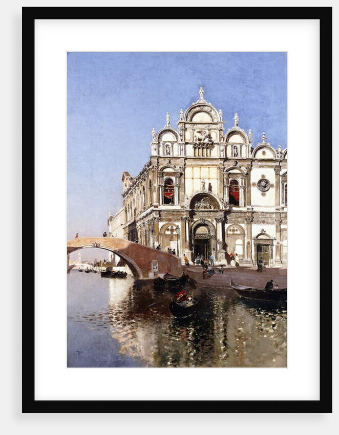 Scuola Grandi di San Marco and Campo San Giovanni e Paolo, Venice by Martin Rico y Ortega