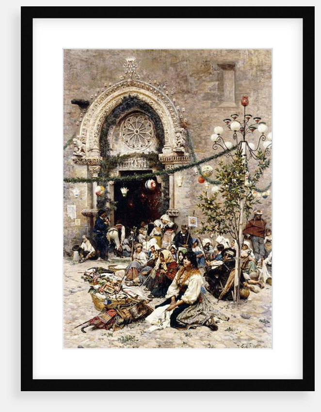 A Rest from the Festival by Cesare Tiratelli