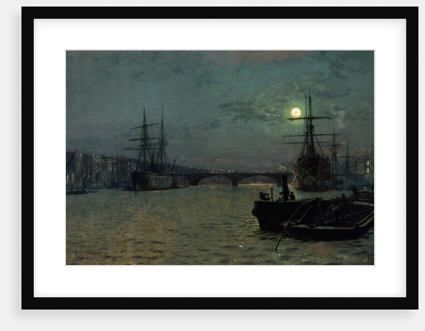 London Bridge - Half Tide, 1884 by John Atkinson Grimshaw