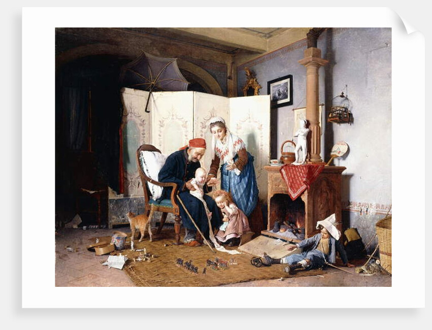 The Veteran, 1878 by Gaetano Chierici