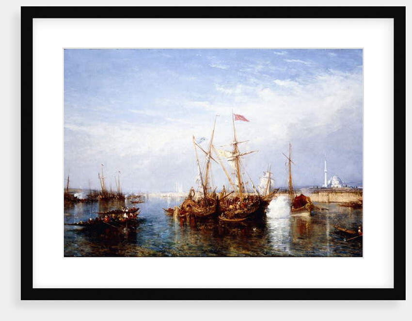 La Corne d'Or, Constantinople by Felix Ziem