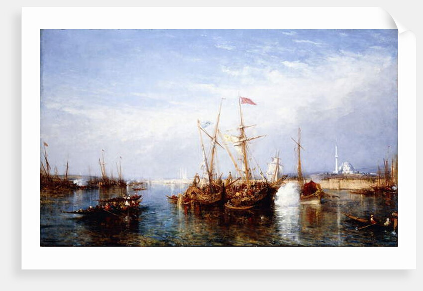 La Corne d'Or, Constantinople by Felix Ziem