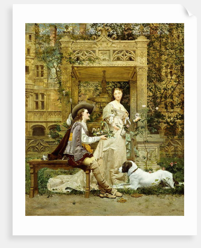 The Proposal, 1876 by Paul Alphonse Viry