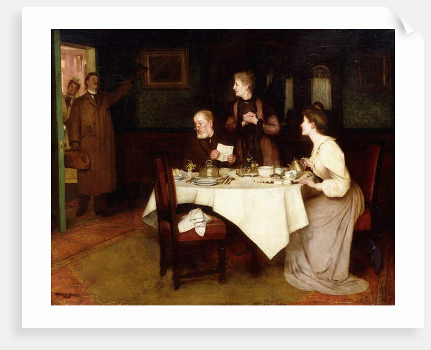 Family at Tea, 1898 by Maurice Grun