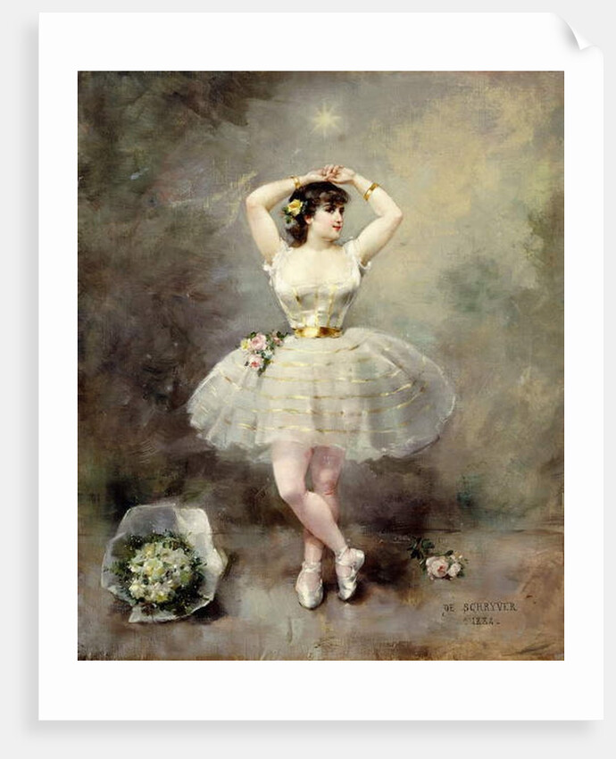 Prima Ballerina, 1884 by Louis de Schryver