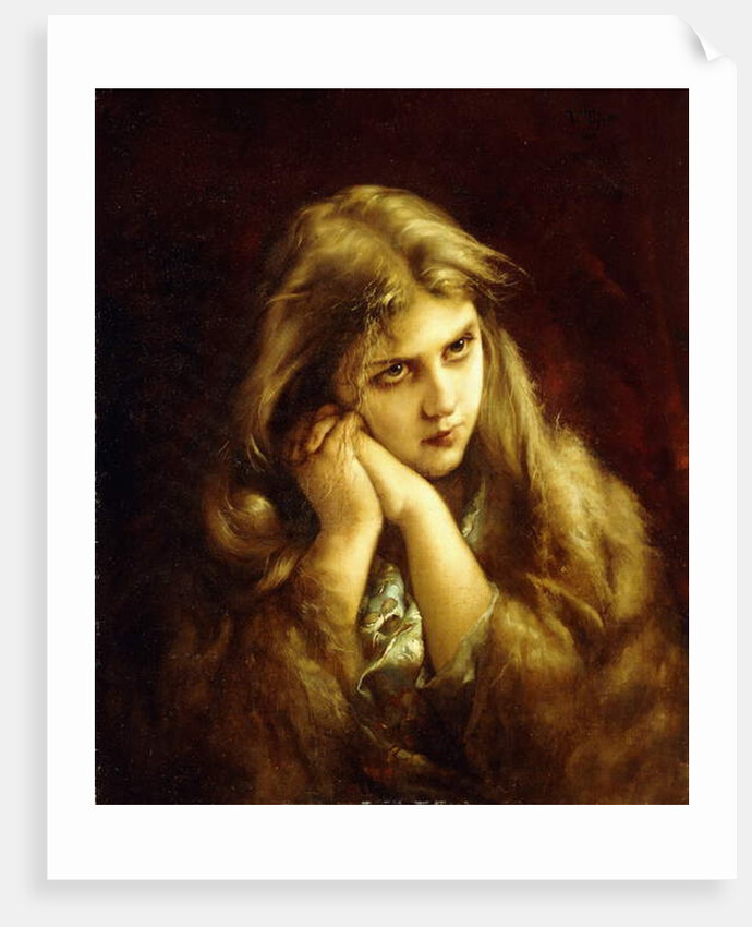 A Pensive Moment, 1882 by Virgilio Tojetti