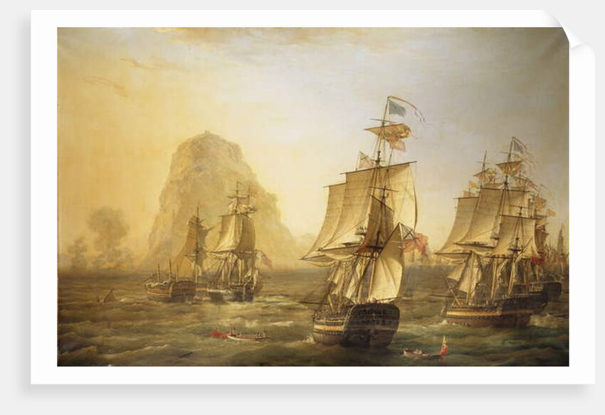 The Battle of Monte-Sancto, 1827 by Louis Philippe Crepin